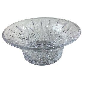 Bohemia 24% Lead Crystal Decorative Bowl*Czech Republic *NWB